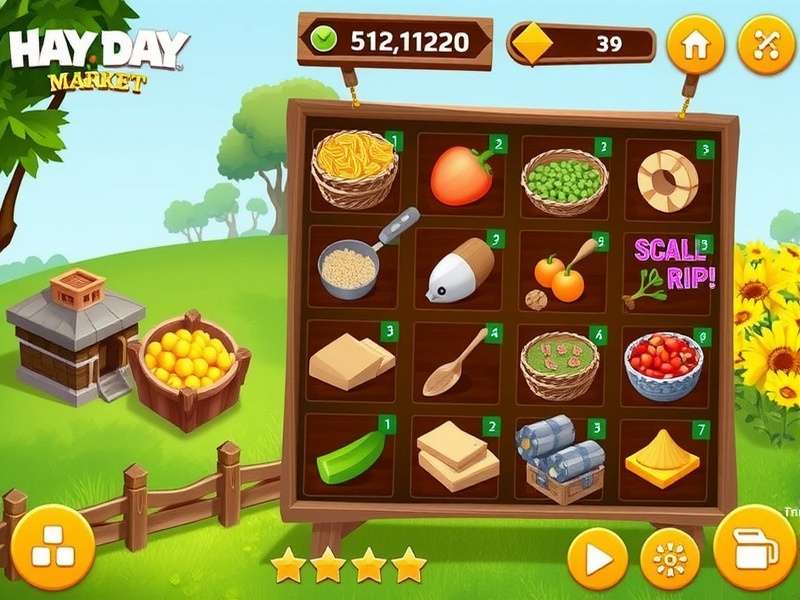 Hay Day India Edition Market Screen